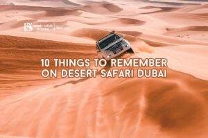 Desert Safari Dubai | Things to remember on Desert Safari Dubai blog banner by the desert safari in dubai