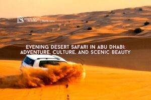 Evening Safari in Abu Dhabi | Desert Safari Abu Dhabi blog banner by the desert safari in dubai