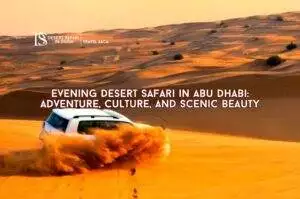 Evening Safari in Abu Dhabi Blog Banner By thedesertsafariindubai.com