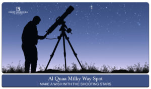 Al Quaa Milky Way spot | Al Quaa stargazing UAE Blog Banner by The Desert Safari in Dubai