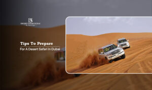 desert safari in Dubai | what to wear for desert safari Blog Banner by The Desert Safari in Dubai