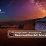 Al Faya Desert camping Dubai | Al Faya desert stargazing Blog Banner by The Desert Safari in Dubai