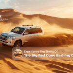 Big Red dune bashing Dubai | Dubai red dune safari Blog Banner by The Desert Safari in Dubai