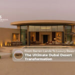 Dubai desert transformation | Dubai desert luxury resorts Blog Banner by The Desert Safari in Dubai