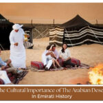 Traditional Bedouin life in the Arabian desert UAE