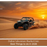 Dubai Adventure Bucket List Blog Banner by thedesertsafariindubai.com