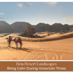 Peaceful desert landscape bringing calm and relaxation