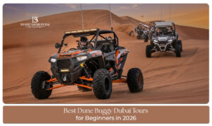 Beginner-friendly dune buggy tour in Dubai desert with guided adventure experience