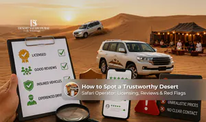 Choosing a trustworthy desert safari operator in Dubai.