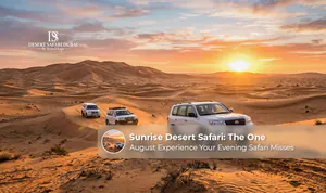 Experience the Sunrise Desert Safari Dubai with golden dunes, peaceful views, and exciting morning desert adventures.