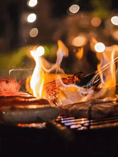 Dinner and entertainment at Dubai desert safari camp