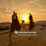 Evening desert safari Dubai with scenic desert views and activities.